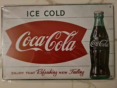 Coca Cola Retro Vintage Tin Metal Sign Man Cave  • $14.50