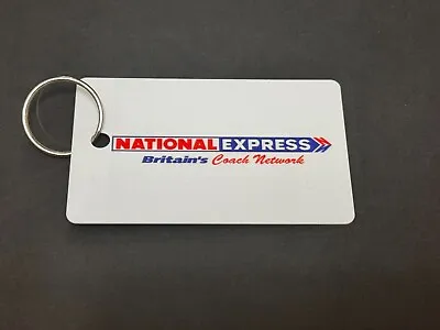 National Express Coach  Luggage Tag Plane Key Ring Bag Transport Bus Train • £5