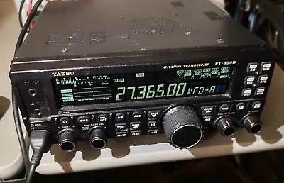 YAESU FT-450D HF/50MHz Mobile Ham Radio Transceiver W/27 MHz. With Low Shipping • $499.95