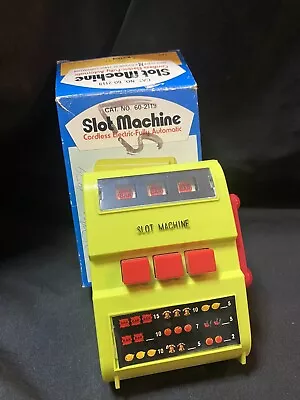 Vintage Radio Shack Tandy WACO Japan  Toy Slot Machine  60-2119 8a- 1979 • $5