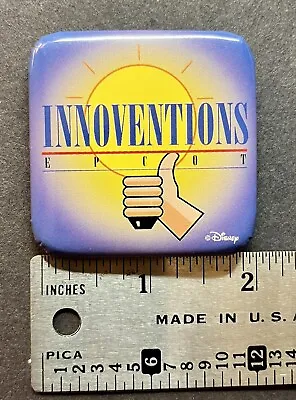 EPCOT Innoventions 2  Square Pin Back Button Walt Disney World • $5.99