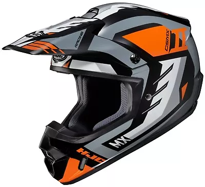 HJC CS-MX2 Phyton Motocross Helmet Orange XS SM MD L XL 2X 3XL ATV CS-MX CSMX BK • $98.99