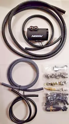 SALE Perrin AOS Air Oil Separator For 08-14 WRX & STI With TMIC (Black Wrinkle) • $395