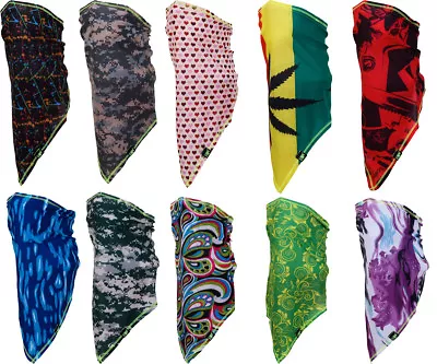 Summer Thin Motorcycle Riding Anti-Wind Headscarf Bandana Half Face Tube Scarf • $2.89