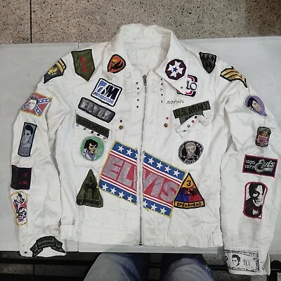 Vintage Elvis Presley Souvenir Jacket With Us.Army Patch • $49