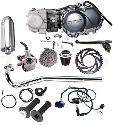 Lifan 125cc Engine Motor Kit Replace 110cc 70cc 90cc Dirt Pit Bike Taotao SSR • $570.57