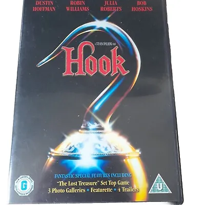 Hook  DVD 🆓 Postage (2004) Robin Williams Dusin Hoffman Julia Roberts • £2.37