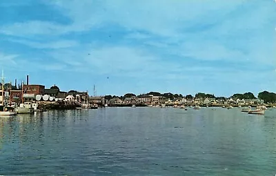 Boats In The Harbor - Vinalhaven Maine ME - Postcard • $1.99