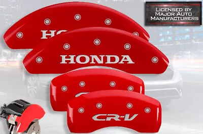 2017-2023  Honda CR-V  CRV Front + Rear Red MGP Brake Disc Caliper Covers 4pc • $274.55