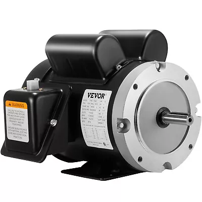 VEVOR Electric Motor 1.5HP 1Phase 1750RPM 5/8 Shaft 56C Frame Applicable General • $156.99