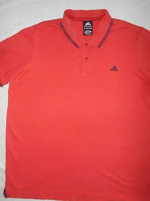 £19.99 • Buy Men's Adidas Essentials Orange Short Sleeve Polo Shirt.2xl Pit To Pit 26 