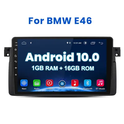 For BMW 3 Series E46 318 320 325 9  Car Stereo Radio GPS Bluetooth WIFI 1+16G • $119.99