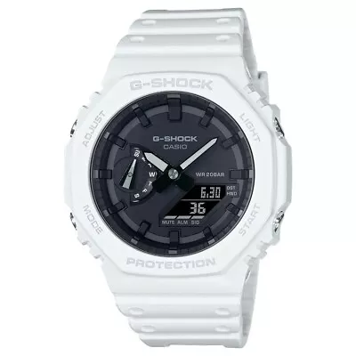 -NEW- Casio G-Shock White Analog / Digital Watch GA2100-7A • $79.95