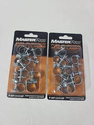 2 Pack MasterPro  1/4  5/16  3/8  Fuel Injection G Hose Clamps Total 24 Pcs • $12.99