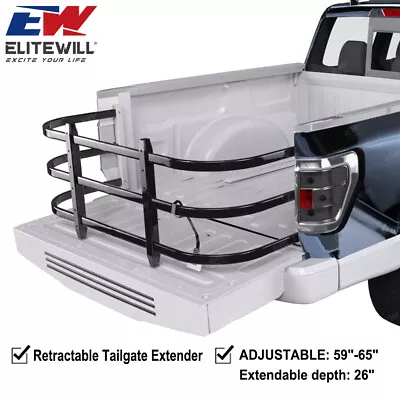 Truck Bed Extender Retractable Tailgate Extension For RAM/F150/Silverado/GMC • $142.15