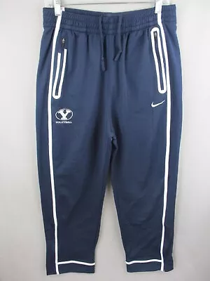 BYU Volleyball Sweatpants Mens Large Nike Player Issued Worn Blue Brigham Young • $31.99