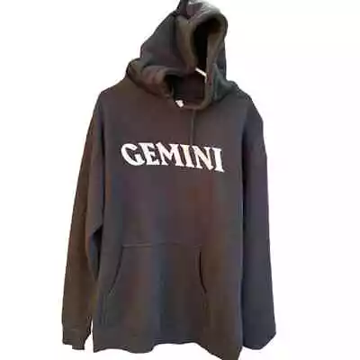 Macklemore Gemini Mermaid Rap Black Hoodie Sweatshirt Size XL • $22.50