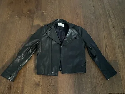 Acne Gibson Clean Leather Jacket Size 46 / S • £250