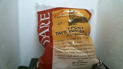 Dare 2340-25W T-Post Tape Insulator FREE SHIPPING • $21.50