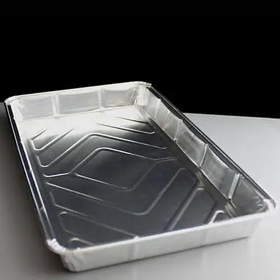 £10.45 • Buy 10 X Rectangular Foil Traybake Dish 12  X 8  Baking Pie Tart Tray