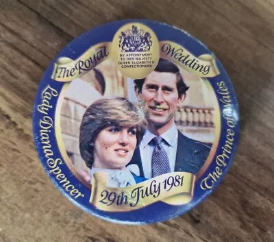 The Royal Wedding Tin 1981 Princess Diana Prince Charles • £9.99