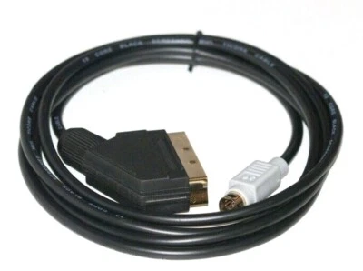 £19 • Buy Commodore Amiga CD32 To Scart TV Monitor Video Lead / Cable. 8-pin Video Version