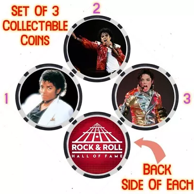 Michael Jackson - Rock & Roll Hall Of Fame - Collectable Coin Set • $24.89