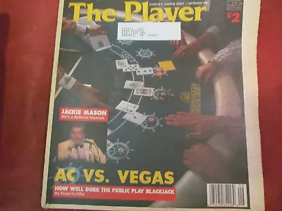 The Player Casino Gaming Magazine Sept 1989 Jackie Mason Ac Vs Vegas • $4.88