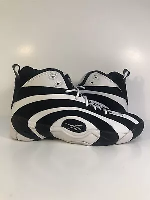 Reebok Shaqnosis OG White/Black 2013 V48350 Size 9 No Box Shaquille O'Neal • $119.99