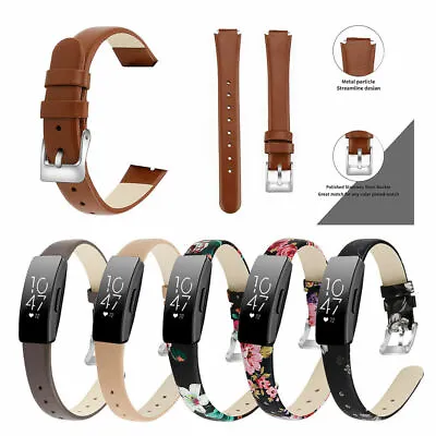 £9.99 • Buy Strap Band For Fitbit Inspire/HR Leather Watch Replacement Wristband Bracelet 