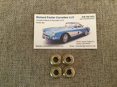 1970-72 Corvette With LT -1 & Holley Carb Stud NUTS 5/16-24 W/ Flange CAD Plated • $35