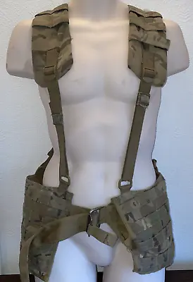 British Army Disciple  Molle Webbing Hip Belt Yoke MTP. Genuine Issue. Medium • £50