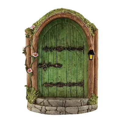 Elf Fairy Door Miniature Garden Tree Doors Miniature Yard Art Wooden Sculptures • £3.54