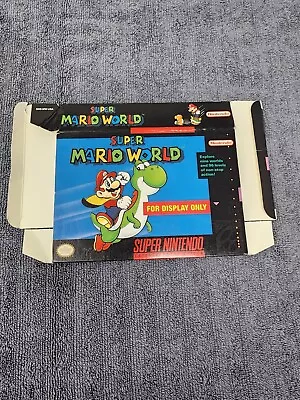 Super Mario World FOR DISPLAY ONLY Box. Extremely Rare. Authentic • $499.99