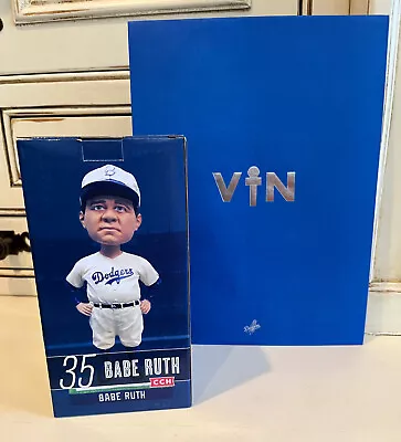 Vin Scully Fan Appreciation Letter And Babe Ruth Brooklyn Dodgers Bobblehead SGA • $89.95