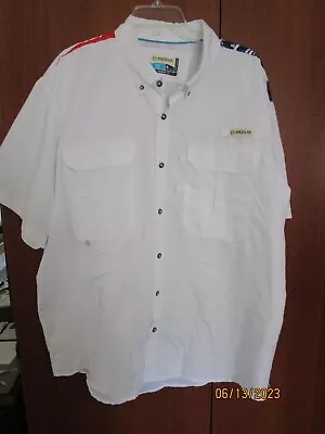 Magellan Fish Gear Relaxed Fit Moisture Wicking USA Shirt Sz XL Chest 51 L 34.5 • $8.46