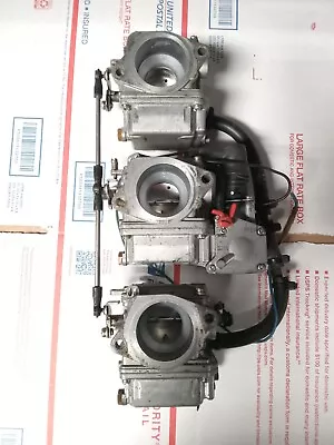 OEM Yamaha 90hp 90 HP Carb Carbs Carburetor Assembly All 3  • $261.44