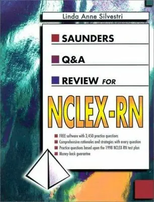 $5.99 • Buy Saunders Q&A Review For NCLEX-RN; W- Paperback, Linda Anne Silvestri, 0721677932