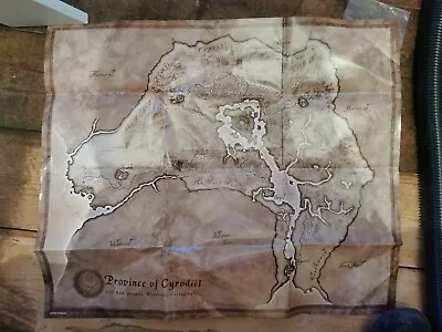 Elder Scrolls IV: Oblivion - Map Of Cyrodiil (No Game) • £4