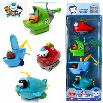 4pcs New Octonauts Cup Pull Back Vehicle Car Action Figures Doll Kid Playset Toy • $19.99