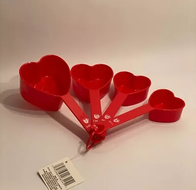 Heart Shaped Measuring Cups 4 Count • $10