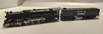 Bachmann N Scale 4-8-4 Steam Locomotive Santa Fe #3780 • $89.99
