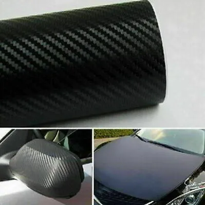 3D 4D Carbon Fiber Matte Vinyl Film Car DIY Wrap Sheet Roll Film Sticker Decal# • $17.68