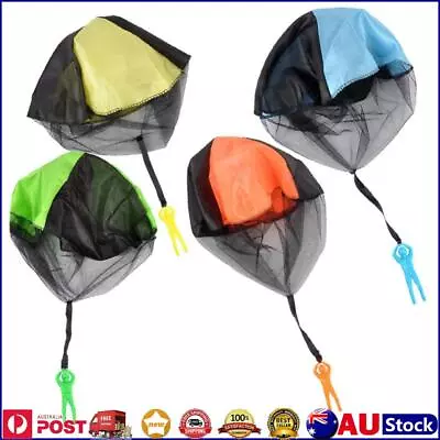 Hand Throwing Kids Mini Play Parachute Toy Man Model Outdoor Sports Toys • $11.80