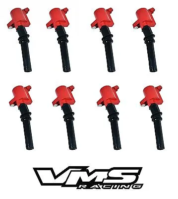 Vms Racing High Output Energy Red Ignition Coil Fits 99-04 Ford Mustang Gt Dg508 • $99.95