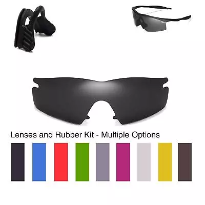 Walleva Lenses And Black Nosepads For Oakley M Frame Strike - Multiple Options • $22.99