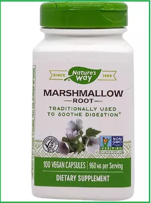 Marshmallow Root 960 Mg Super Concentrated Respiratory Health Support 100 Caps • $19.55