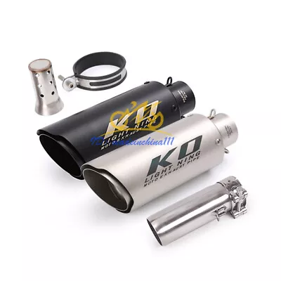 For Yamaha YZF R6 2006-2023 Slip On Muffler 51mm Silencer Exhaust Header Pipe • $91.77