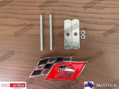 Red HSV Racing Flag Grille Badge Emblem Holden Commodore GTS R8 Clubsport • $25.75