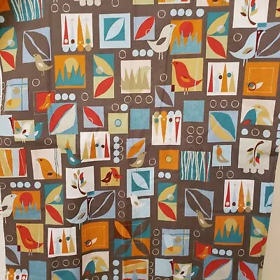 Urban Nature Stoffabrics Denmark MCM Style Cotton Fabric 41 X 92 2.5yds • $45.98